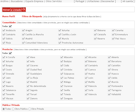 Profiles and Alerts by email Image