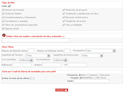 Profiles and Alerts by email Image
