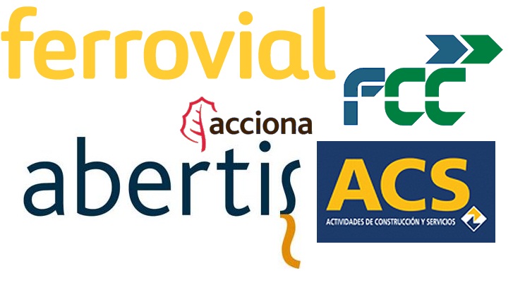 Ferrovial, Abertis y FCC, las constructoras más valoradas del sector