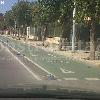 Carril bici en calle Ermita