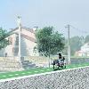 Senda ciclista desde el Alto de Barreiros la capilla de Santiaguiño