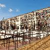 Construcción II pabellón de nichos en el cementerio municipal de la aldea de San José de La Rábita